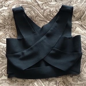 Urban Outfitters Black Crop Top